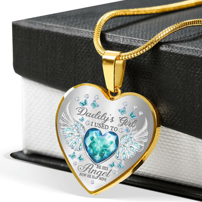 Daddy's Girl Heart Necklace