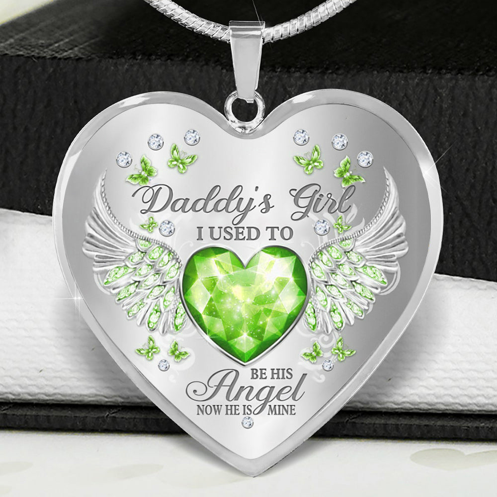 Daddy's Girl Heart Necklace